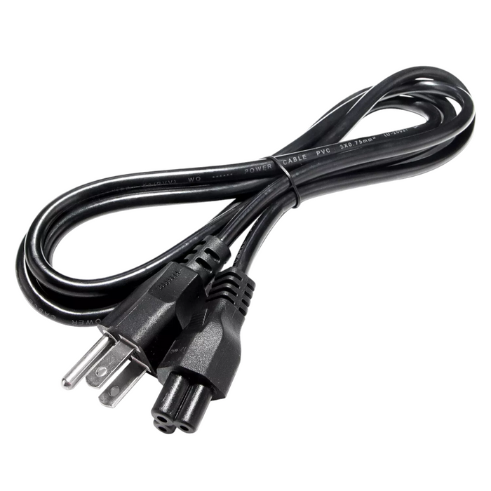 3 Prong Mickey Mouse AC Power Cord Cable Charge Adapter PC Laptop