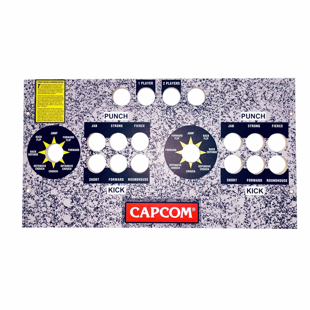 Skinned American Style Street Fighter 2 Extra Buttons Replacement