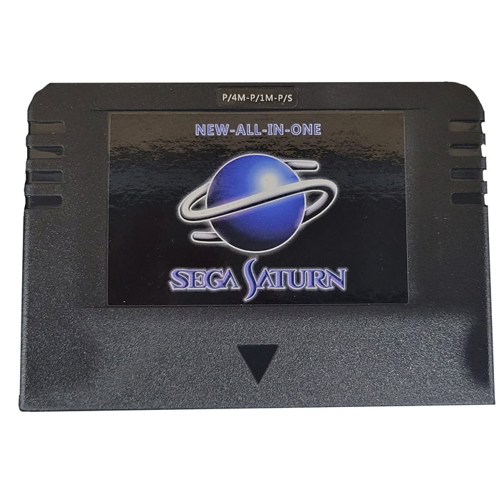 Sega Saturn Black All in One Cartridge w Pseudo Saturn Kai (v