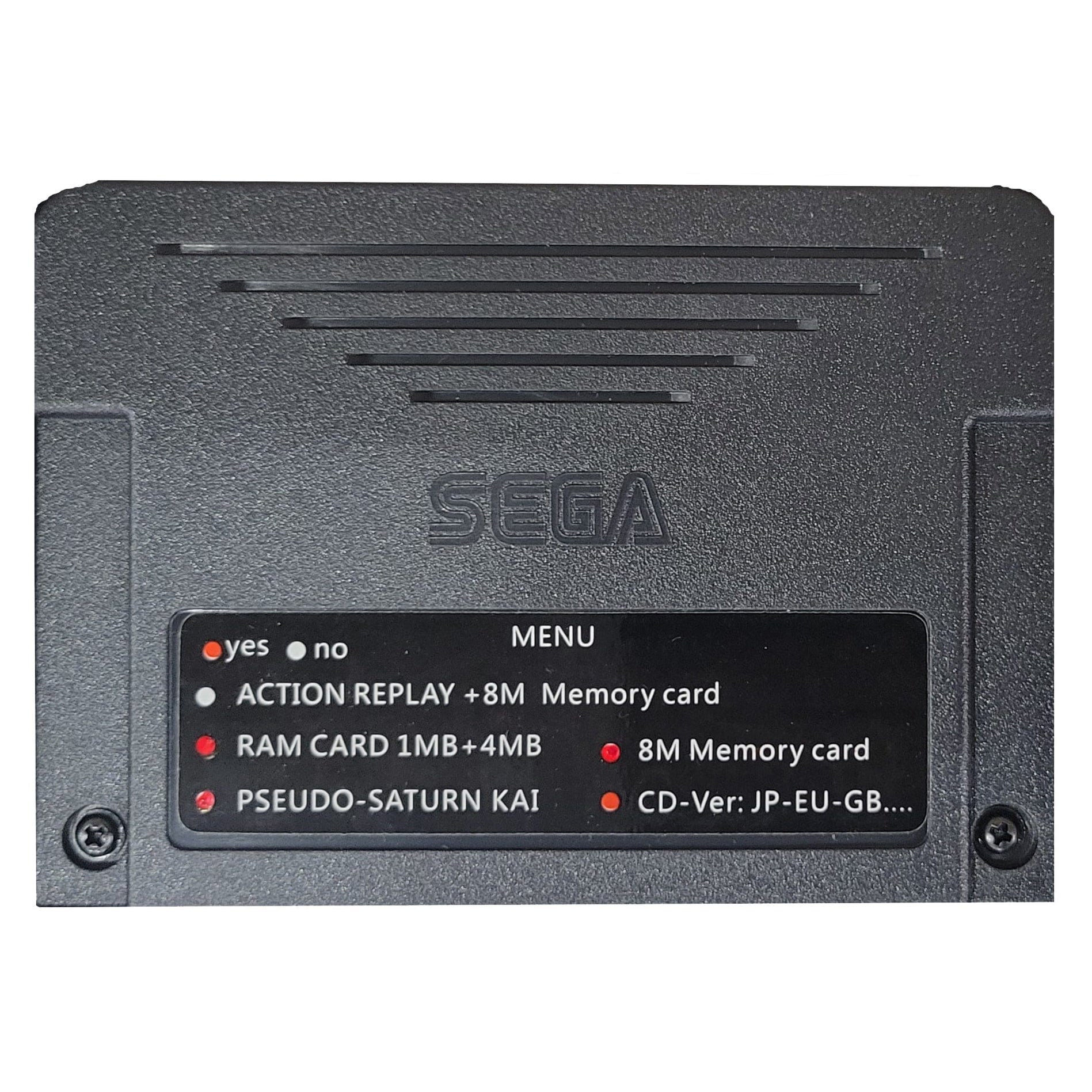 Sega Saturn Black All In One Cartridge W Pseudo Saturn Kai (v 6.483 ...